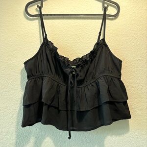 NWT Wild Fable Cami Ruffle Top